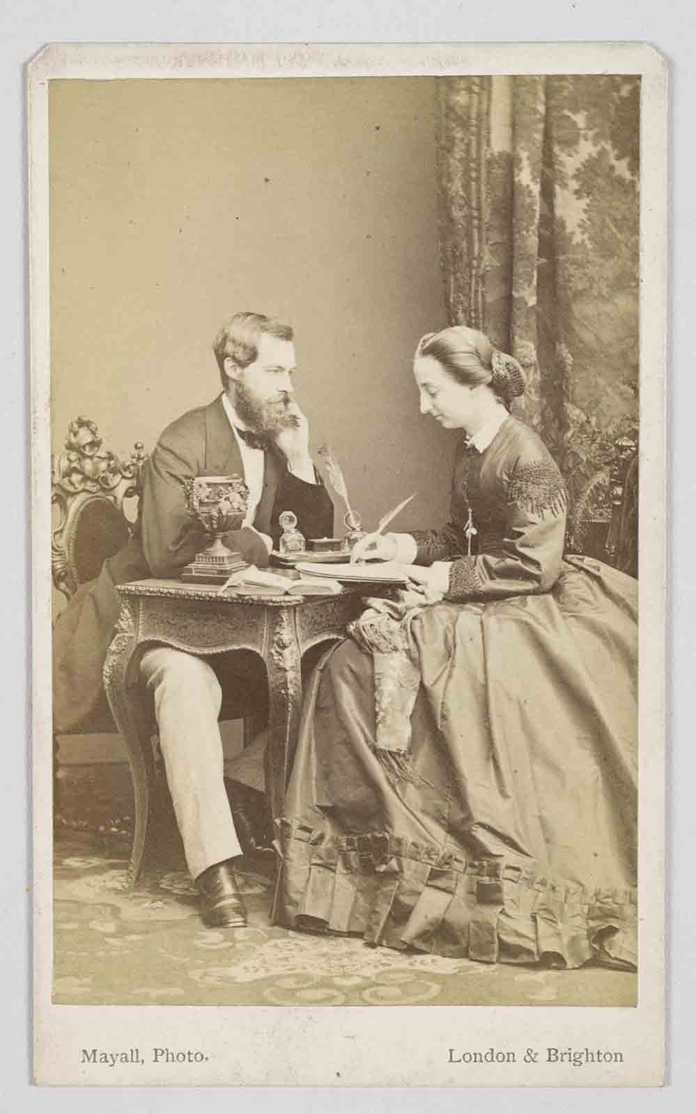 Louis-Philippe, comte de Paris (Paris, 1838-Stowe, 1894), et son épouse Isabelle d'Orléans, comtesse de Paris